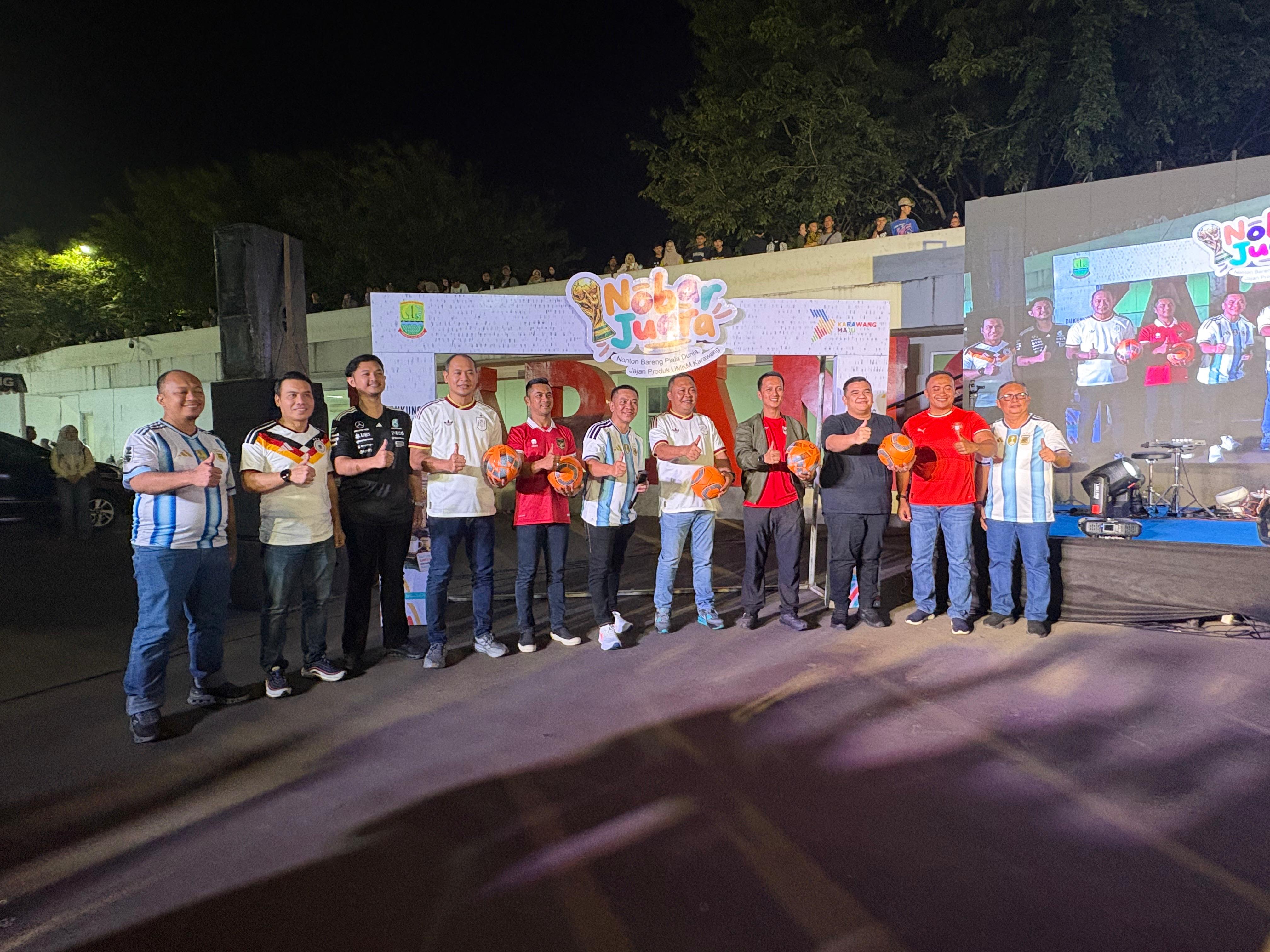 Libur Sekolah Kini Lebih Seru, Masyarakat Karawang Bisa Nobar Piala Dunia Sambil Belanja Produk UMKM Lokal
